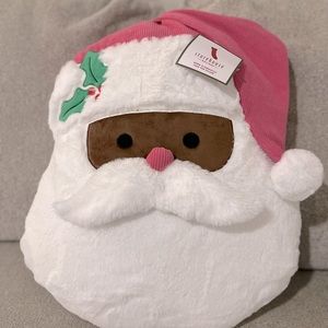 New! Storehouse Pink Santa Pillow